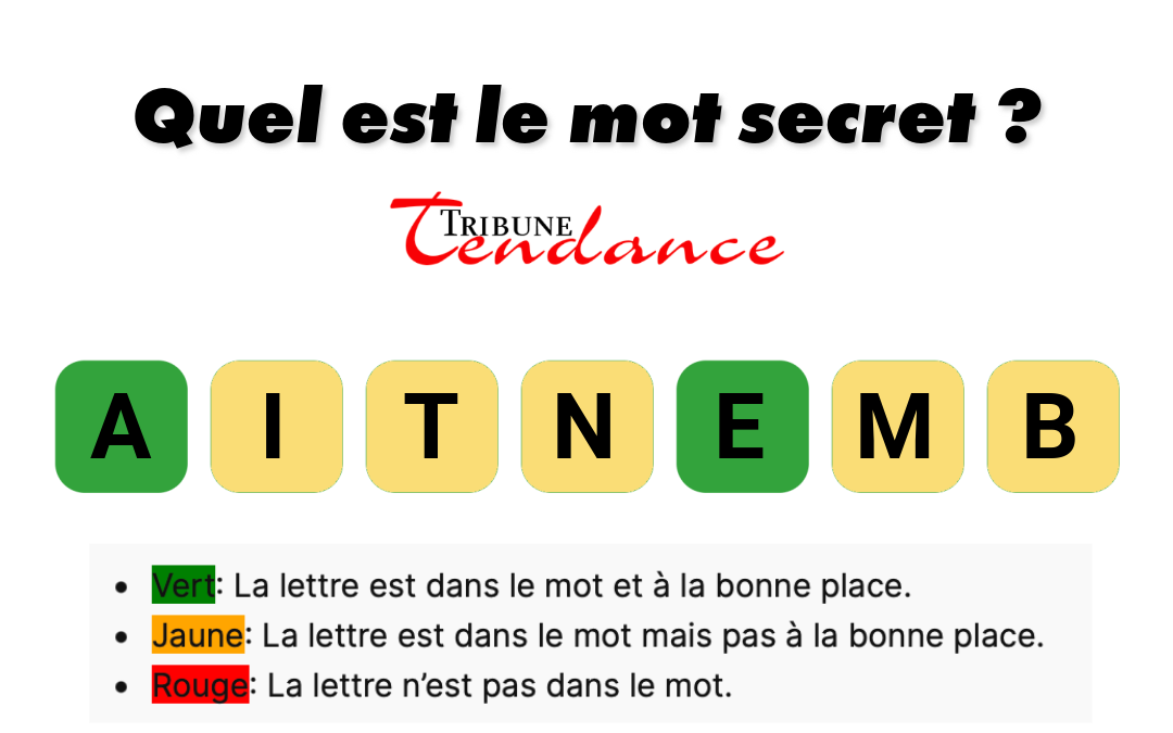 Défiez votre esprit: Mot secret de 7 lettres! 1 Défiez votre esprit: Mot secret de 7 lettres! game virale image ambient 1 Défiez votre esprit: Mot secret de 7 lettres!