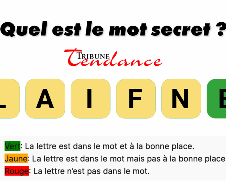 game virale image finale 3 Défi: Mot de 6 Lettres en 2 Minutes!