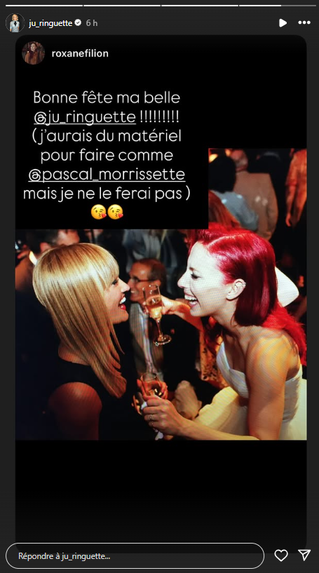 Capture decran 2025 10 02 053615 Julie Ringuette se confie pour ses 43 ans… et Pascal Morrissette sort des photos cocasses