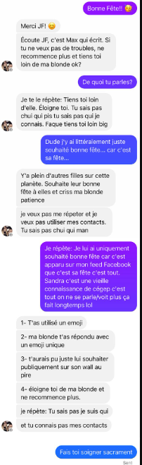 Capture decran 2025 10 02 062142 Un homme insécure et jaloux explose… parce qu’un gars a simplement souhaité bonne fête à sa blonde