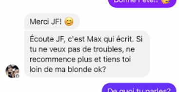 Un homme insécure et jaloux explose… parce qu’un gars a simplement souhaité bonne fête à sa blonde 1 Un homme insécure et jaloux explose… parce qu’un gars a simplement souhaité bonne fête à sa blonde Capture decran 2025 10 02 062244 Un homme insécure et jaloux explose… parce qu’un gars a simplement souhaité bonne fête à sa blonde