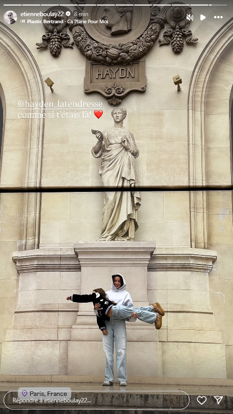 Capture decran 2025 10 03 121811 [PHOTOS] Maïka Desnoyers et Étienne Boulay s’offrent une escapade romantique en Europe