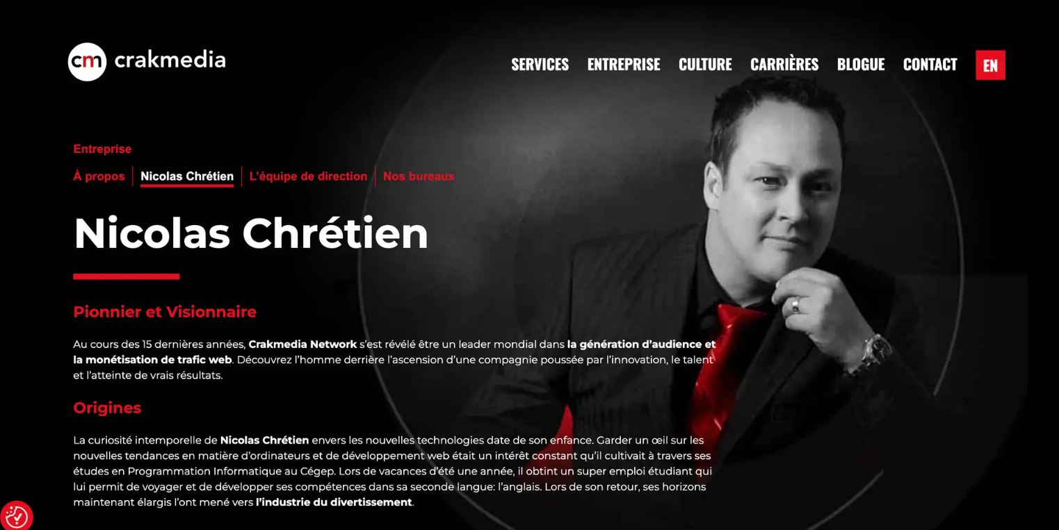 Le gouvernement Legault veut récupérer 100 000 $ accordés à CrakMedia, l’entreprise du petit-neveu de Jean Chrétien 2 Le gouvernement Legault veut récupérer 100 000 $ accordés à CrakMedia, l’entreprise du petit-neveu de Jean Chrétien Capture decran 2025 10 11 144008 Le gouvernement Legault veut récupérer 100 000 $ accordés à CrakMedia, l’entreprise du petit-neveu de Jean Chrétien