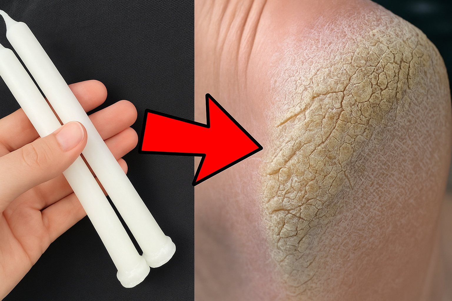 Avec une bougie, débarrassez-vous des talons crevassés en seulement 1 jour 1 Avec une bougie, débarrassez-vous des talons crevassés en seulement 1 jour bougiedd Avec une bougie, débarrassez-vous des talons crevassés en seulement 1 jour