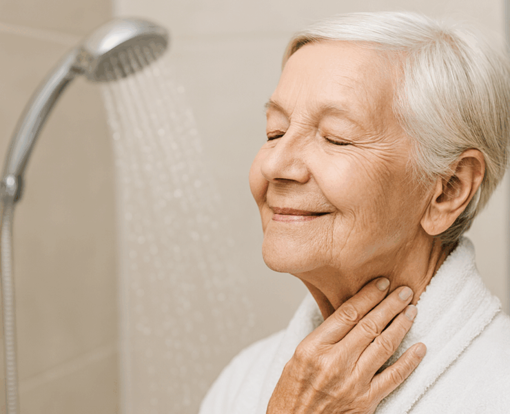 femmeddd e1761662371345 Faut-il encore se laver tous les jours après 65 ans ? La réponse risque de vous étonner