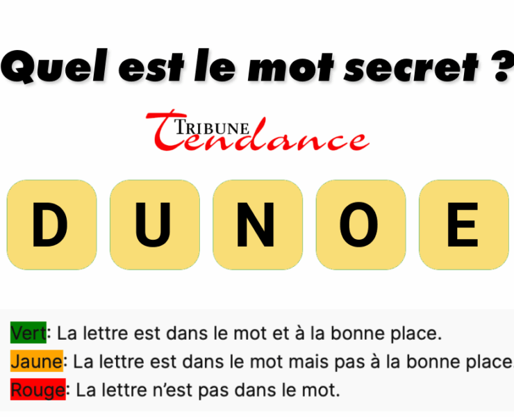 game virale image noeud 1 D&eacute;fi: Mot de 5 Lettres en 2 Minutes