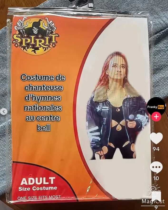 Capture decran 2025 11 01 072222 Après la controverse, Éléonore Lagacé réplique parfaitement à l'Halloween