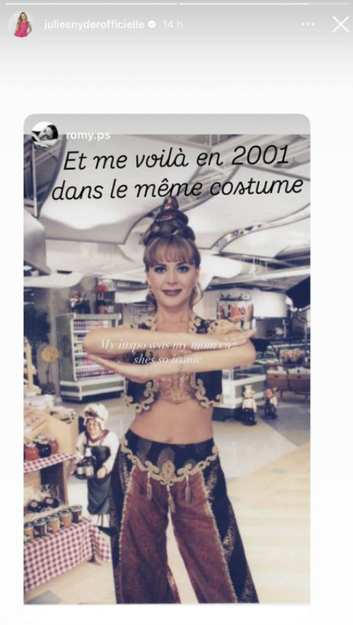 25 ans plus tard, Romy enfile la tenue mythique de sa mère Julie Snyder pour l’Halloween 2 25 ans plus tard, Romy enfile la tenue mythique de sa mère Julie Snyder pour l’Halloween Capture decran 2025 11 04 103736 25 ans plus tard, Romy enfile la tenue mythique de sa mère Julie Snyder pour l’Halloween