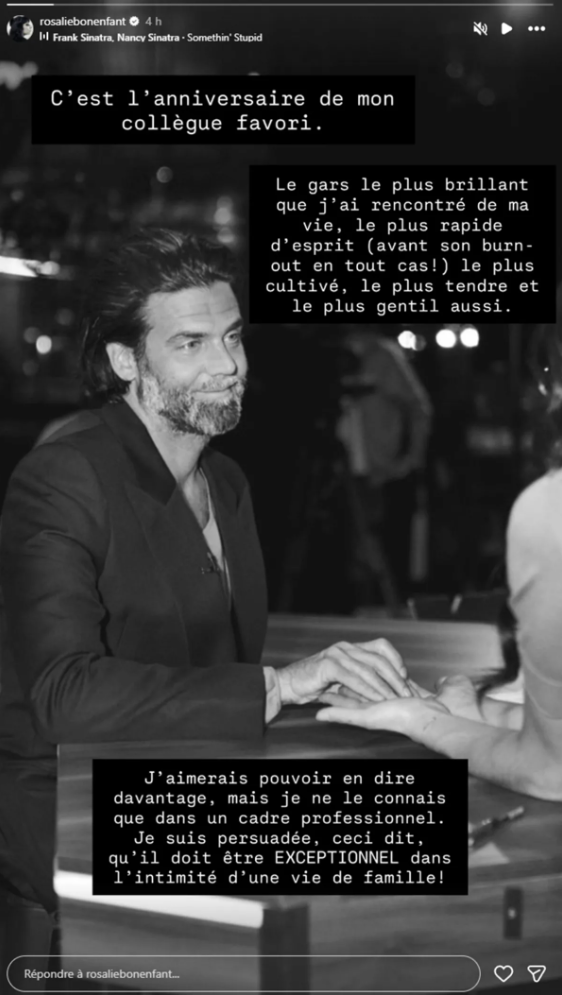 Capture decran 2025 11 14 135349 Rosalie Bonenfant émeut le public avec un tendre message pour l’anniversaire de Jean-Philippe Wauthier