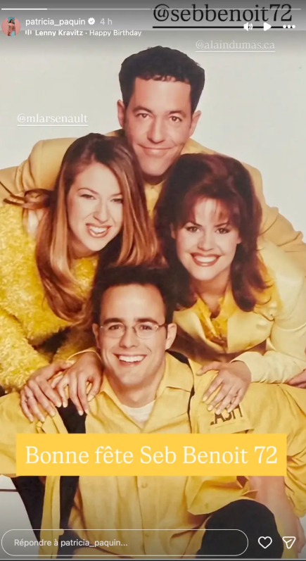 Capture decran 2025 11 25 224637 Patricia Paquin fait fondre les nostalgiques en partageant LA photo parfaite pour les 53 ans de Sébastien Benoit