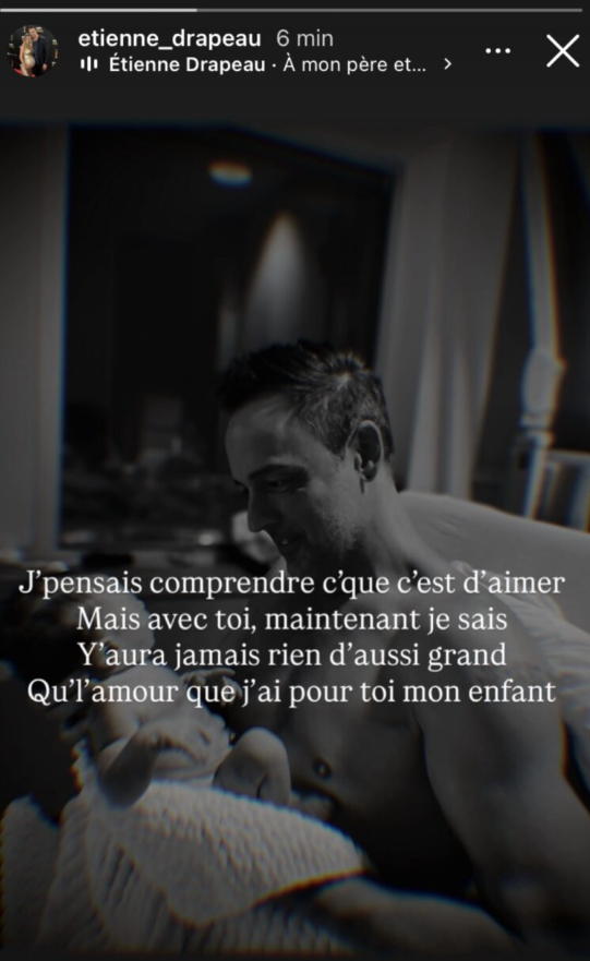 Capture decran 2025 11 28 000926 Étienne Drapeau dévoile toutes les images de l’accouchement de sa blonde… et c’est vraiment quelque chose