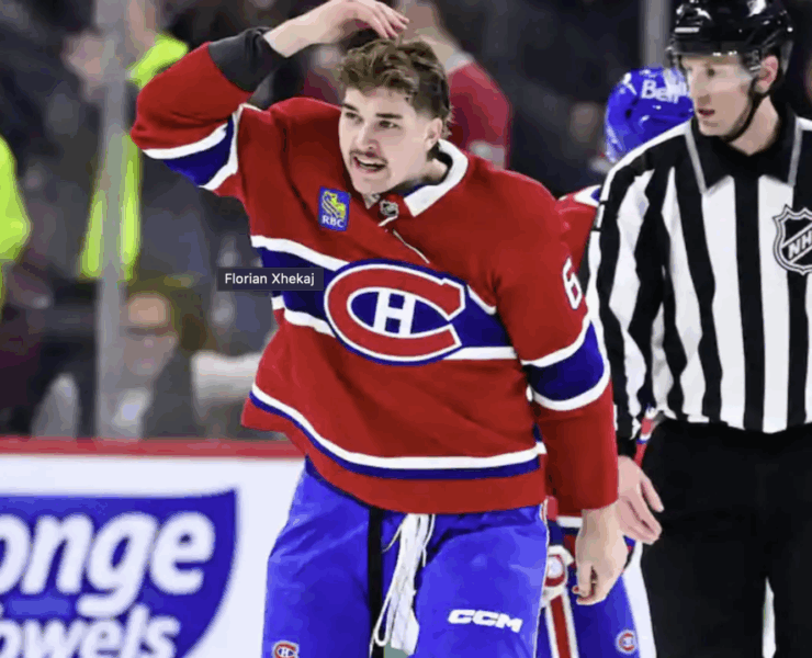 Capture decran le 2025 11 23 a 12.30.36 Florian Xhekaj a perdu un objet pr&eacute;cieux de familleapr&egrave;s son premier match dans la LNH