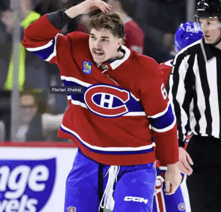 Capture decran le 2025 11 23 a 12.30.36 Florian Xhekaj a perdu un objet pr&eacute;cieux de familleapr&egrave;s son premier match dans la LNH