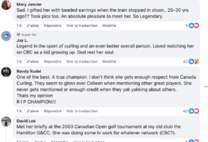 Capture decran le 2025 11 25 a 16.21.59 Le Canada en deuil : Colleen Jones s’éteint à 65 ans… et les commentaires remplis d’amour et de compassion se multiplient