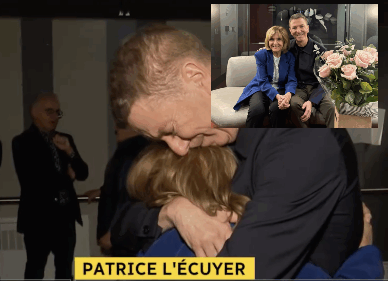 Capture decran le 2025 11 26 a 14.15.59 1 Patrice L&rsquo;Ecuyer fond en larmes devant Dominique Michel apr&egrave;s 32 ans : toute la toile est &eacute;mue