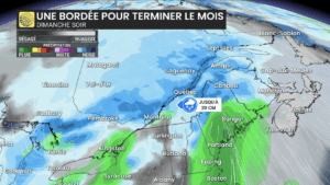 Capture decran le 2025 11 30 a 03.33.51 Alerte Météo : Jusqu'à 20 cm Attendus Dimanche au Québec ! Préparez-vous au Chaos !