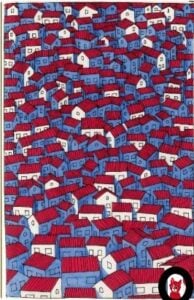 Capture decran 1 Saurez-vous trouver le chat caché parmi les maisons ?