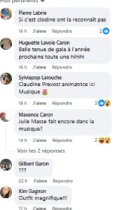 Capture decran 11 11 2025 1424 www.facebook.com Voici les commentaires les plus désagréables au sujet des looks du Gala de l’ADISQ 2025