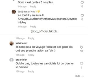 Les couples finalistes d’Occupation Double: une vague de critiques enflamme les réseaux… mais un commentaire en particulier choque tout le monde 2 Les couples finalistes d’Occupation Double: une vague de critiques enflamme les réseaux… mais un commentaire en particulier choque tout le monde Capture decran 16 11 2025 15240 www.conneriesqc.com 2 e1763335519101 Les couples finalistes d’Occupation Double: une vague de critiques enflamme les réseaux… mais un commentaire en particulier choque tout le monde