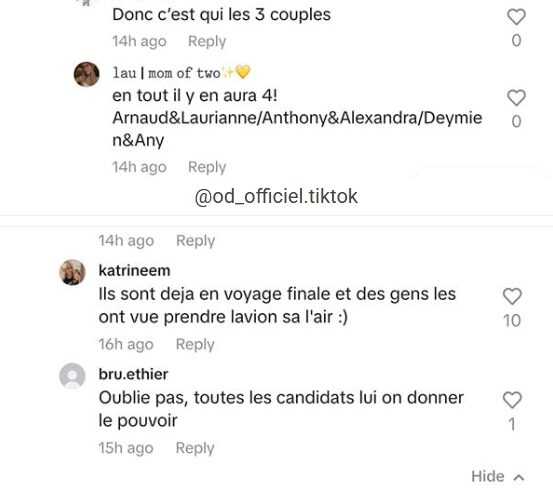 Capture decran 16 11 2025 15240 www.conneriesqc.com 2 e1763335519101 Temp&ecirc;te sur les R&eacute;seaux : Les Finalistes d'Occupation Double Sous le Feu des Critiques !