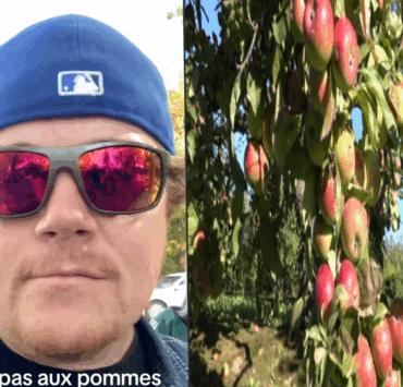 JJ e1762156157165 « Ne venez pas aux pommes » : un TikTokeur québécois relance le débat sur la cueillette de pommes