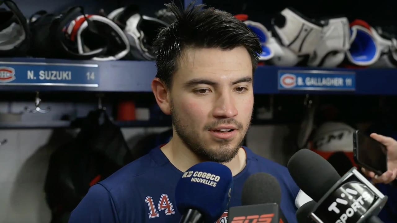 Nick Suzuki dévoile un moment complice et touchant au combat 1 Nick Suzuki dévoile un moment complice et touchant au combat Suzuki Nick Suzuki dévoile un moment complice et touchant au combat