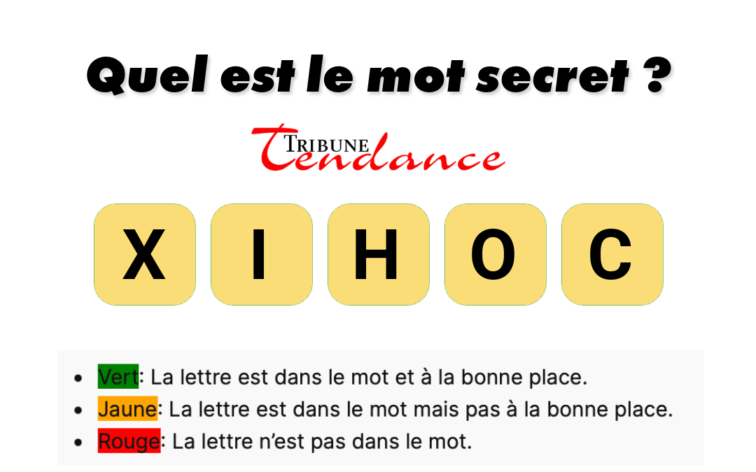 game virale image choix 1 Défi: Mot de 5 Lettres en 2 Minutes