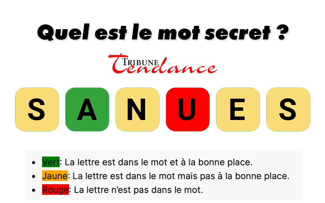 game virale image naisse 3 Défi: Mot de 6 Lettres en 2 Minutes!