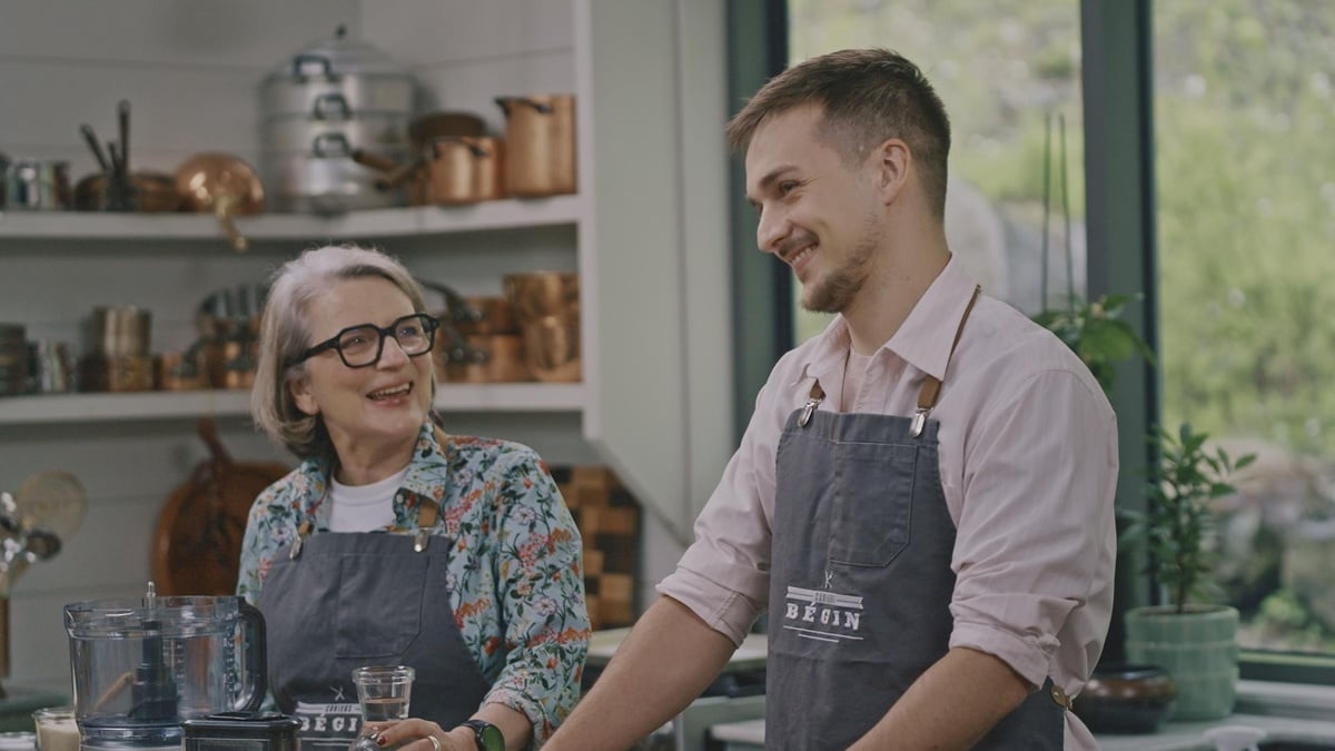 marie therese fortin fils Marie-Thérèse Fortin dévoile un moment complice en cuisine avec son fils