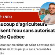 montage final 1763610548 Olivier Primeau critique la gestion de l'eau des agriculteurs... et la réplique des internautes est brutale