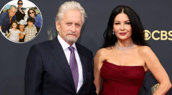 montage final 1763844662 e1763844693327 Les enfants de Zeta-Jones et Douglas font craquer tout Internet