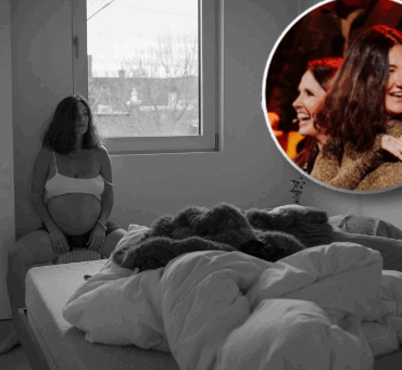 montage final 1763950730 Les photos de maternité de Karine Gonthier-Hyndman font fondre les internautes