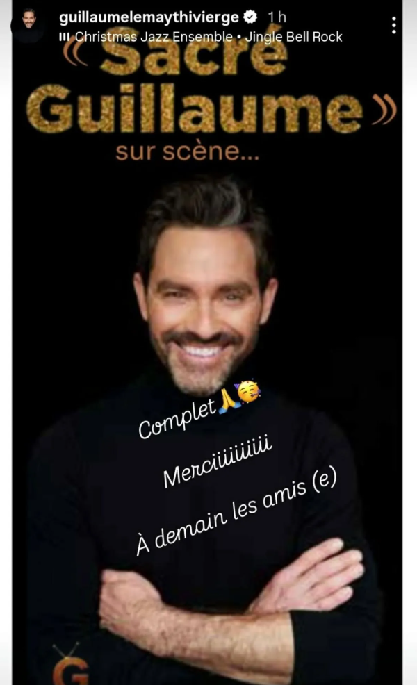 Capture decran 2025 12 20 131155 Personne ne s&rsquo;attendait &agrave; cette annonce de Guillaume Lemay-Thivierge