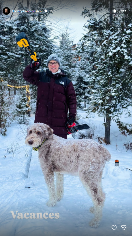 Capture decran 2025 12 23 092000 St&eacute;phane Rousseau partage une photo en vacances&hellip; et pas tout seul !