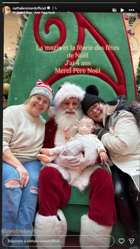 Capture decran 2025 12 24 111436 Nathalie Simard rayonne en compagnie de sa petite-fille pour No&euml;l