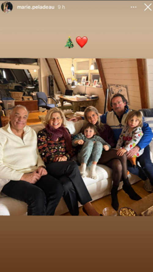 Capture decran 2025 12 25 155553 La fille de Pierre Karl P&eacute;ladeau d&eacute;voile de rares images de leur No&euml;l ensemble