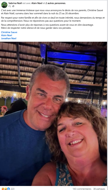 Capture decran 2025 12 30 154932 Un couple de Gatineau retrouv&eacute; sans vie en R&eacute;publique dominicaine : la famille attend toujours des r&eacute;ponses