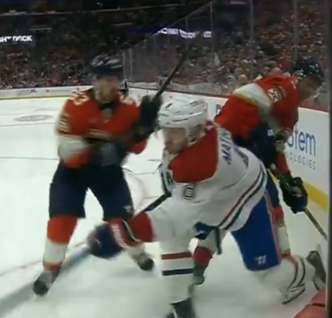 Capture decran 2025 12 31 120519 La LNH tranche apr&egrave;s le geste controvers&eacute; de Brad Marchand sur Mike Matheson