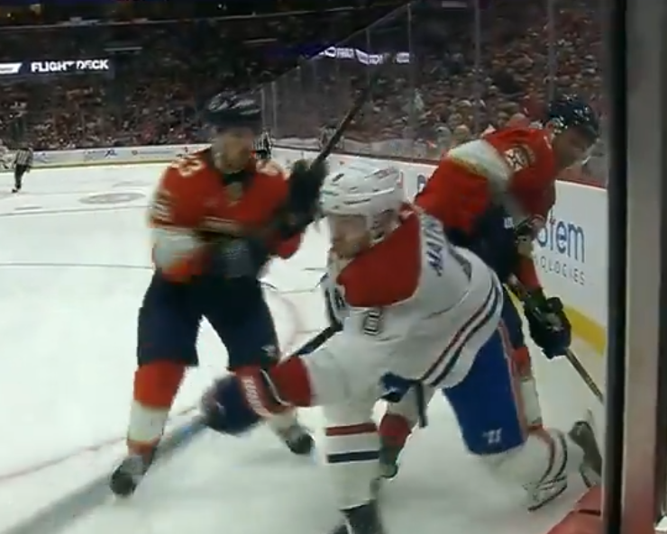 Capture decran 2025 12 31 120519 La LNH tranche apr&egrave;s le geste controvers&eacute; de Brad Marchand sur Mike Matheson