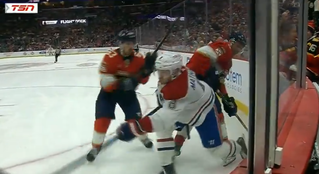 Capture decran 2025 12 31 120519 La LNH tranche apr&egrave;s le geste controvers&eacute; de Brad Marchand sur Mike Matheson