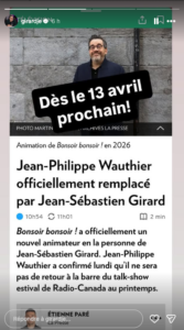 Jean-Sébastien Girard Brise le Silence Après le Départ de Jean-Philippe Wauthier 2 Jean-Sébastien Girard Brise le Silence Après le Départ de Jean-Philippe Wauthier Capture decran le 2025 12 15 a 18.20.17 Jean-Sébastien Girard Brise le Silence Après le Départ de Jean-Philippe Wauthier