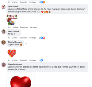 Capture le 2025 12 29 a 23.08.12 Une nouvelle photo de Dominique Michel attire l'attention partout au Qu&eacute;bec