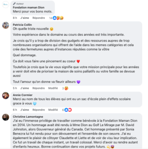 Capture le 2025 12 30 a 00.46.37 La Fondation Maman Dion s'&eacute;teint : une mission de g&eacute;n&eacute;rosit&eacute; conclut son parcours et re&ccedil;oit des tonnes de messages...