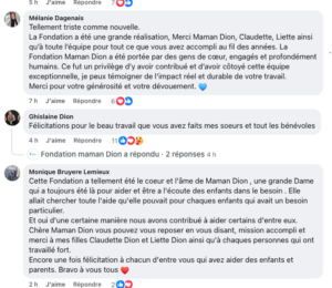 Capture le 2025 12 30 a 00.46.46 La Fondation Maman Dion s'&eacute;teint : une mission de g&eacute;n&eacute;rosit&eacute; conclut son parcours et re&ccedil;oit des tonnes de messages...