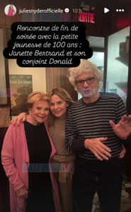 Capture le 2025 12 31 a 18.06.26 Julie Snyder enflamme la toile avec une danse endiabl&eacute;e sur une table!