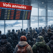 ChatGPT Image 30 dec. 2025 04 25 26 Chaos &agrave; l'a&eacute;roport Trudeau : La m&eacute;t&eacute;o frappe fort et laisse des voyageurs en d&eacute;tresse