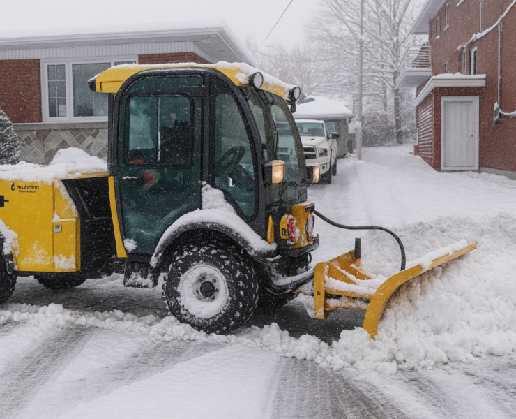 Degagement de neige sur allee residentielle M&eacute;t&eacute;o : Une Bord&eacute;e de Neige Intense Pr&ecirc;te &agrave; Enneiger de Nombreux Secteurs du Qu&eacute;bec