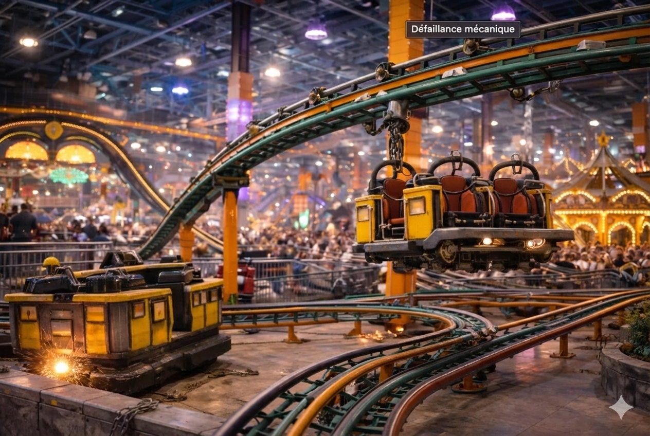 (Attention) Incident inquiétant au Méga Parc : une défaillance mécanique fait réagir les familles 1 (Attention) Incident inquiétant au Méga Parc : une défaillance mécanique fait réagir les familles Gemini Generated Image ks5oisks5oisks5o (Attention) Incident inquiétant au Méga Parc : une défaillance mécanique fait réagir les familles
