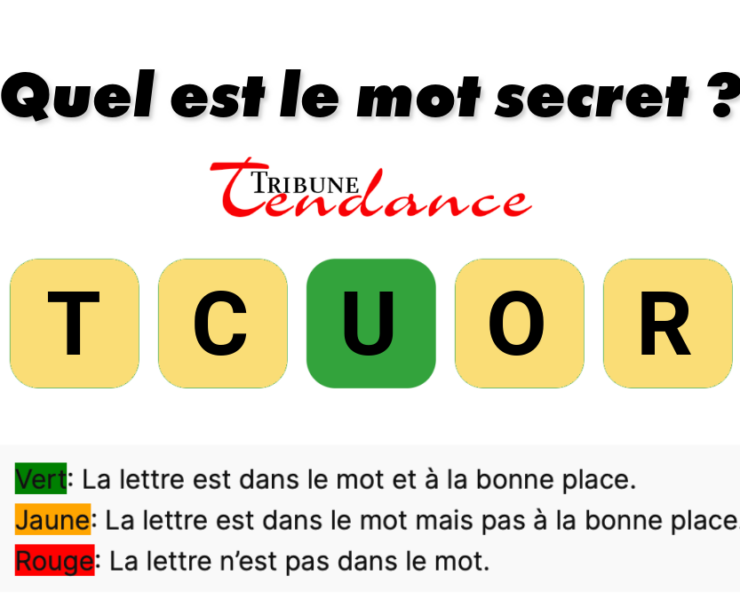 game virale image court 3 D&eacute;fi: Mot de 5 Lettres en 2 Minutes