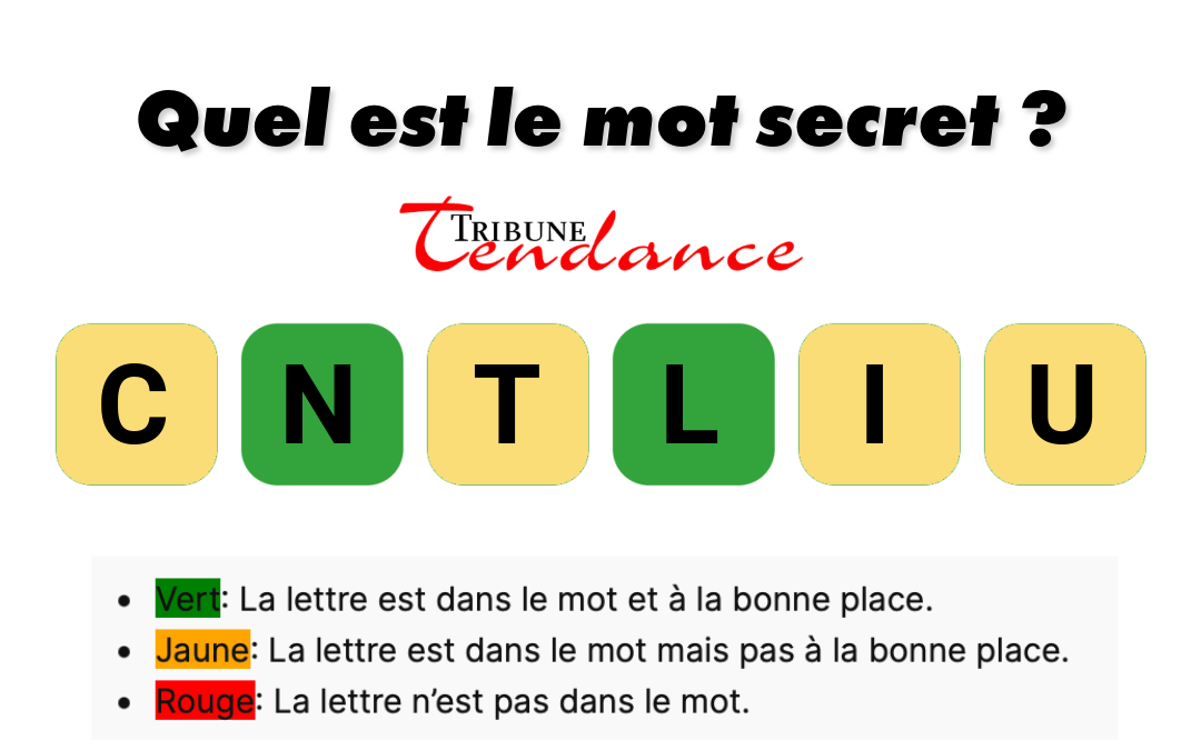 game virale image inclut 1 D&eacute;fi: Mot de 6 Lettres en 2 Minutes!